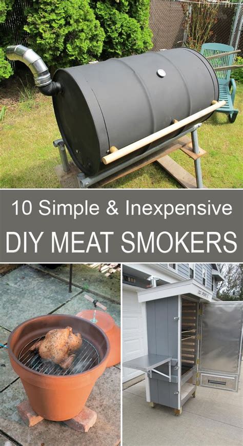 sheet metal for smoker|How to Build A DIY Meat Smoker Grill: 19+ Free Plans.